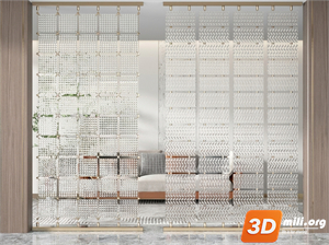 Folding screen Skp Files 